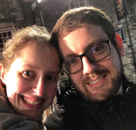 Hannah and Jason at the Mop Fair