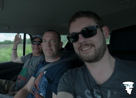 Back seat chasers - Ian, Lee and Jason