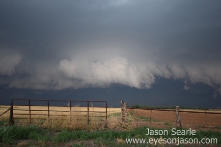 The storm became tornado warned