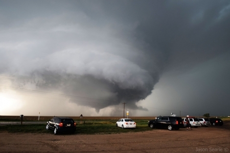 Tornado Touchdown in Leoti, Kansas