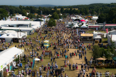 The Countryfile Live Showground, as taken from the Camera Tower