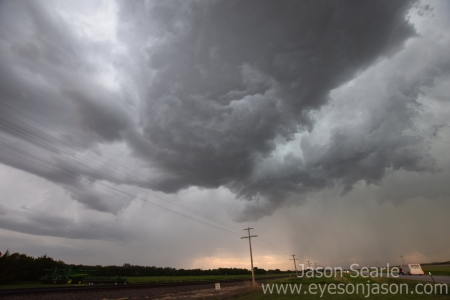 Stormy skies in Roscoe