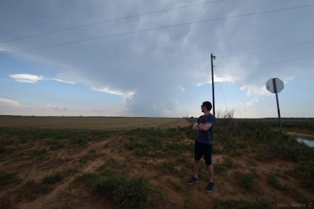 Jason Observing an LP Supercell