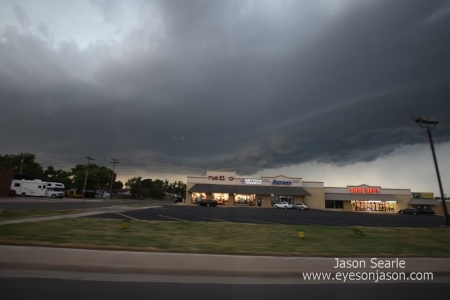 Stormy skies above Guymon, Oklahoma
