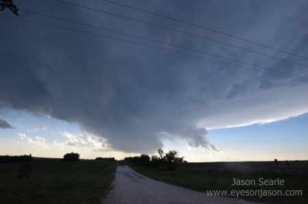 Rapidly forming LP Supercell with mammatus