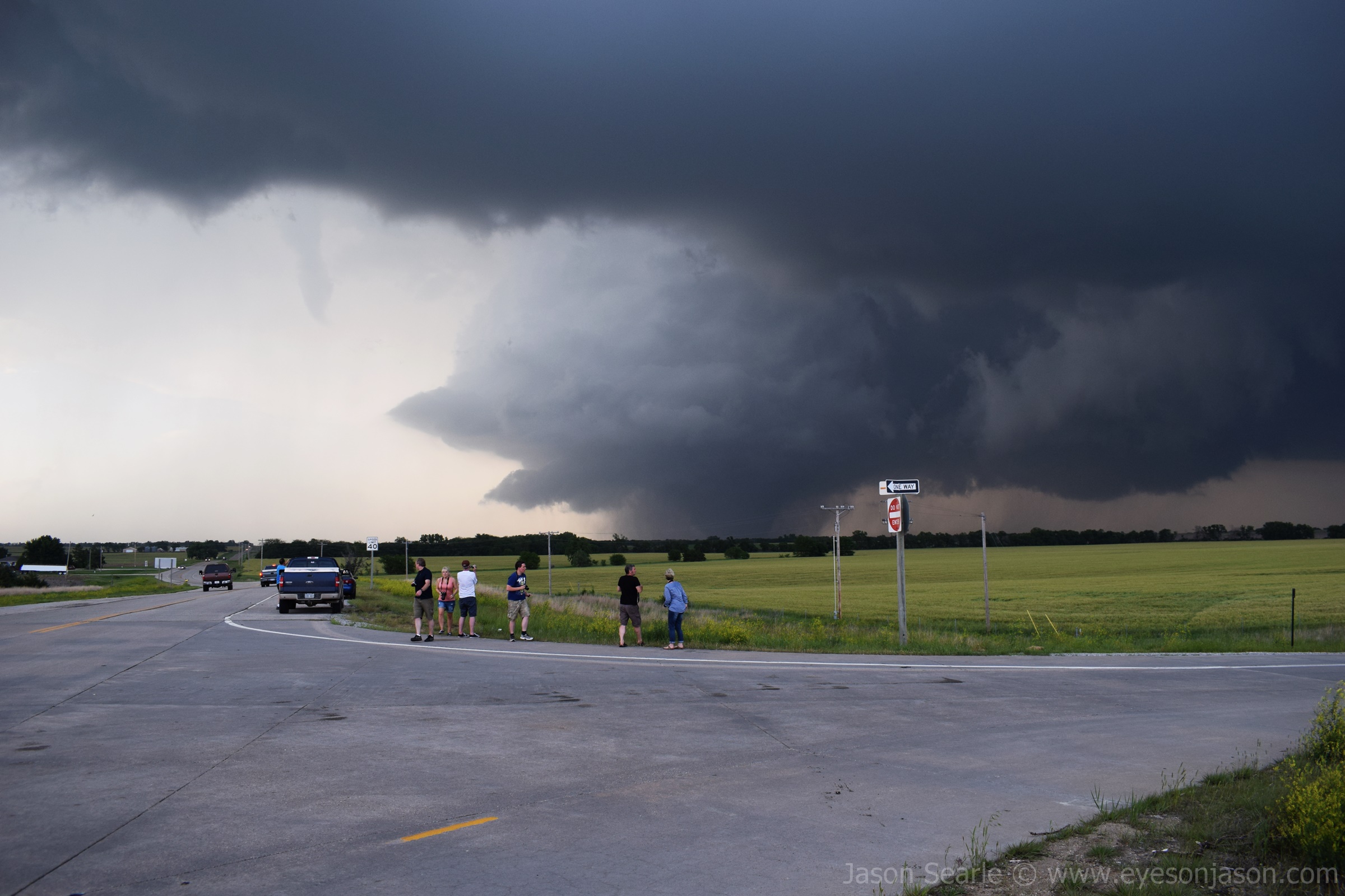 Large Tornado Passes Soloman