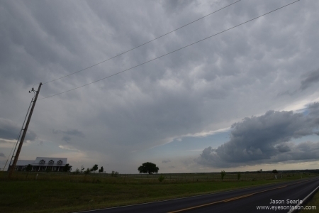 Storm rising in the distance 