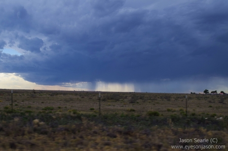 Hail Core from a developing supercell