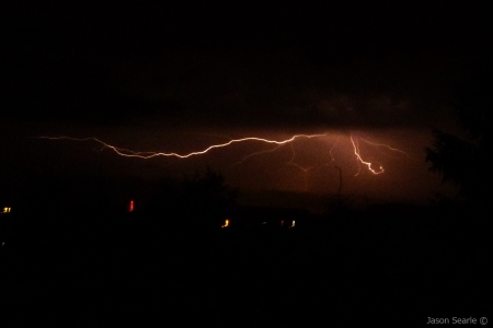 Night Lightning in Symonds Yat