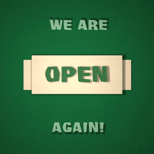 We Are Open