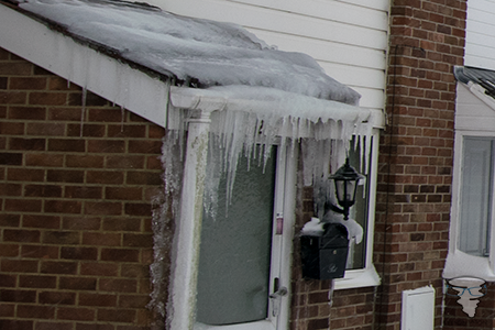 Incredible icicles in Yate