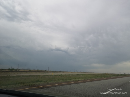 Storm forming over Childress