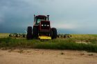 Tractor in the Storm