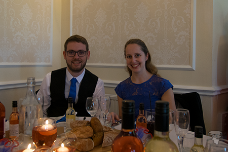 Jason and Hannah at Eastington Park for Stuart and Lisa's Wedding